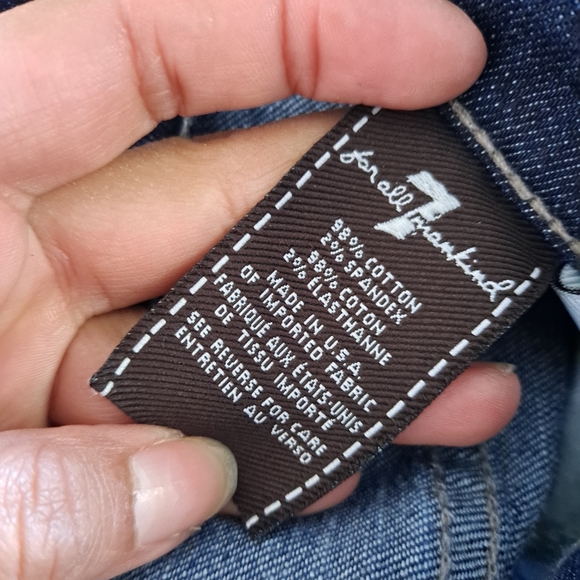 Dark Denim 7 For All Mankind Jeans style Austyn - Picture 7 of 8